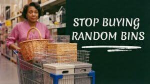 How to Choose Organizing Bins and Containers That Work