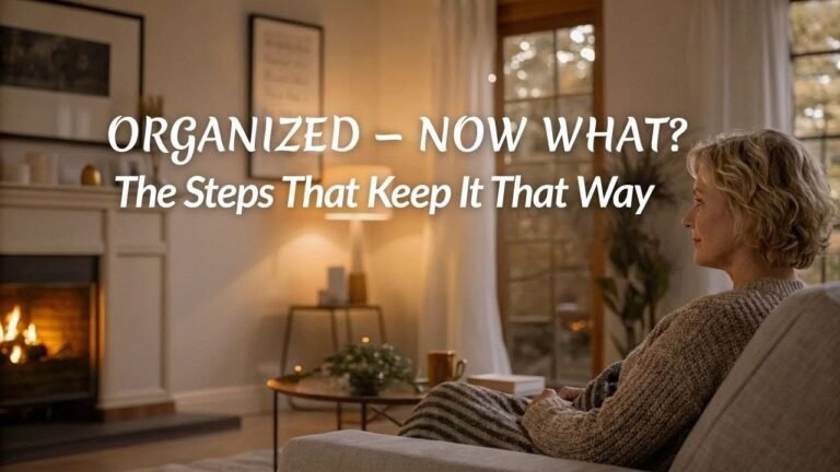 How to Optimize and Maintain an Organized Home So It Lasts